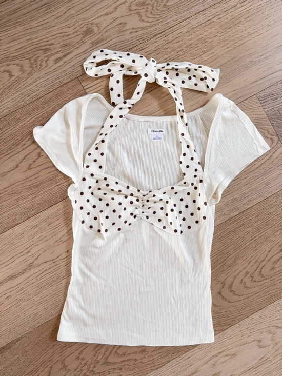 Kimchi Blue Tops - NEW Kimchi Blue Angelica Cap Sleeve Halter Pinch-Front Top S